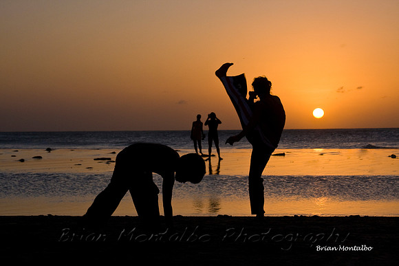 Sunset  Capoeira,  Brazil
