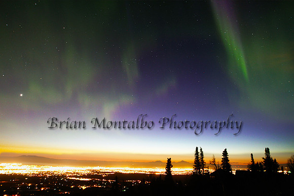 Northern Lights Over Anchorage