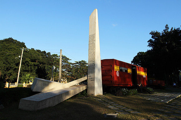 Spot where che ambushed spanish train.  Turned the tides on the battle