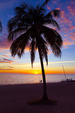 Sunset near Trinidad