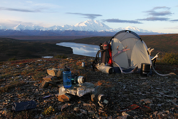 Campsite with Mt.Mckinley View