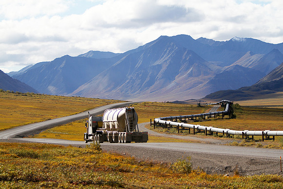 Dalton Highway heading towards, Brooks Range