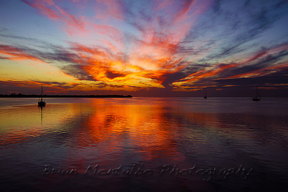 Sunset on Amergris Caye,Belize