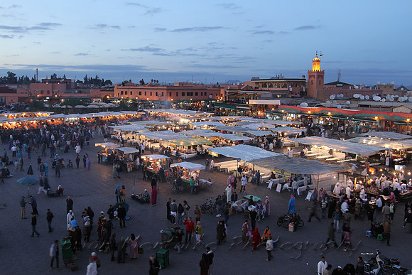 transformation into a dinning area,  Marrakech